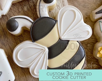 Chubby Bee Cookie Cutter  - Spring Cookie Cutter - 3D Printed Cookie Cutter -TCK88270