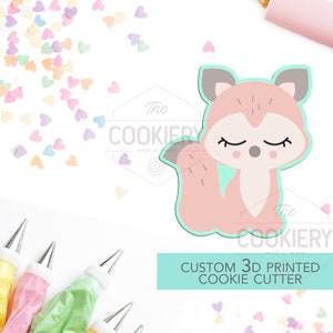 Fox Cookie Cutter - Woodland Fox  Cutter - 3D Printed Cookie Cutter  - TCK13110