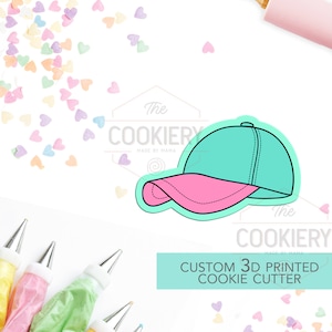 Baseball Cap Cookie Cutter - Ballcap cutter - Hat Cookie Cutter - 3D Printed Cookie Cutter - TCK75101
