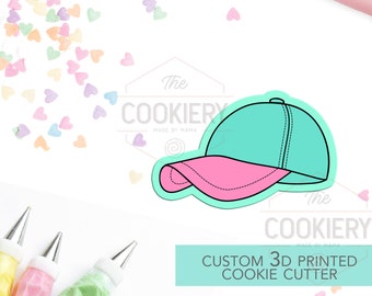 Baseball Cap Cookie Cutter - Ballcap cutter - Hat Cookie Cutter - 3D Printed Cookie Cutter - TCK75101