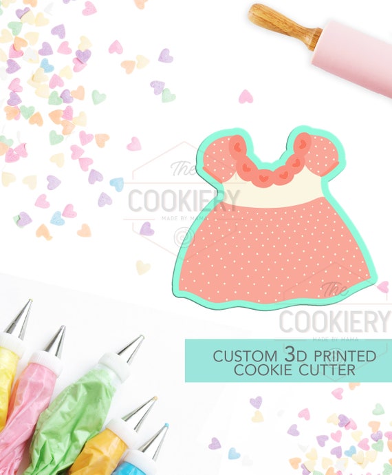 Baby Girl Dress Cookie Cutter Babydoll Dress Cookie Cutter Etsy