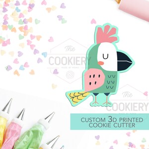 Cockatoo Cookie Cutter - Summer Cookie Cutter  - 3D Printed Cookie Cutter - TCK29106