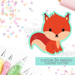 Baby Squirrel Cookie Cutter - Squirrel Cookie - Woodland Animals - Lumberjack Cookie  - 3D Printed Cookie Cutter - TCK28108