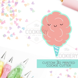 Cotton Candy Cookie Cutter - Cute Cotton Candy -  3D Printed Cookie Cutter - TCK22146