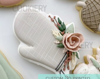 Bloemenovenwant uitsteekvormpjes - herfst en Thanksgiving - uitsteekvormpjes - 3D-geprinte uitsteekvormpjes - TCK86166