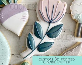 Spring Flower Cookie Cutter - Easter Cookie Cutter -  3D Printed Cookie Cutter - TCK85193