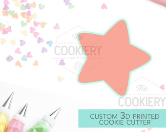 Chubby Star Cookie Cutter - 3D Printed Cookie Cutter - TCK73105