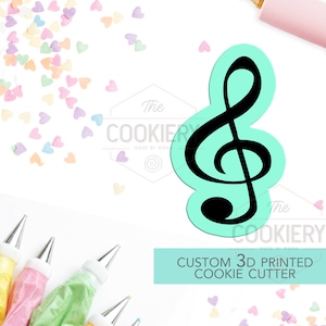 Musical Note Cookie Cutter - Music Note Cutter - 3D Printed Cookie Cutter - TCK58123