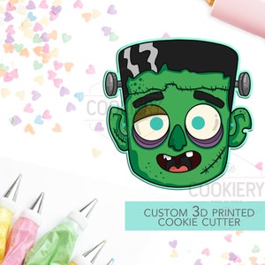 Frankenstein Cookie Cutter - Halloween Monster  - Cookie Cutter -  3D Printed Cookie Cutter - TCK62119