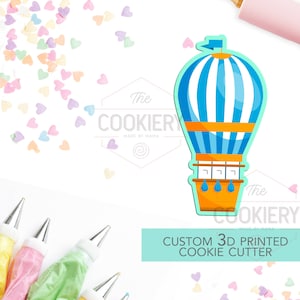 Hot Air Balloon Cookie Cutter- 3D Printed Cookie Cutter - TCK27109