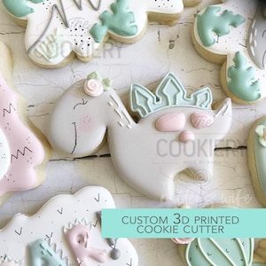 Dinosaur Cookie Cutter - 3D Printed Cookie Cutter - TCK34170