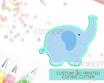 Elephant Cookie Cutter - 3D Printed Cookie Cutter - TCK34110