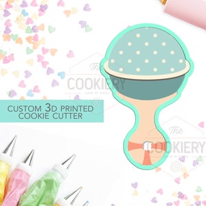 Baby Rattle Cookie Cutter - Baby Shower Cookie - 3D Geprinte Cookie Cutter - TCK32109