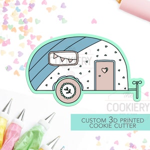 RV Camper Cookie Cutter - Camper Cookie Cutter - 3D Printed Cookie Cutter - TCK58137