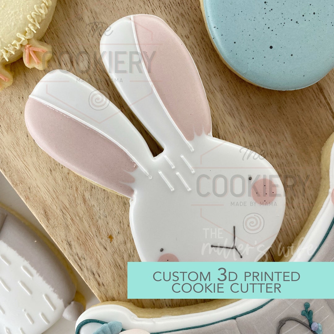 Bunny Head Cookie Cutter - Easter Cookie Cutter - 3D Printed Cookie ...