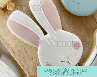 Bunny Head Cookie Cutter - Easter Cookie Cutter -  3D Printed Cookie Cutter - TCK13157