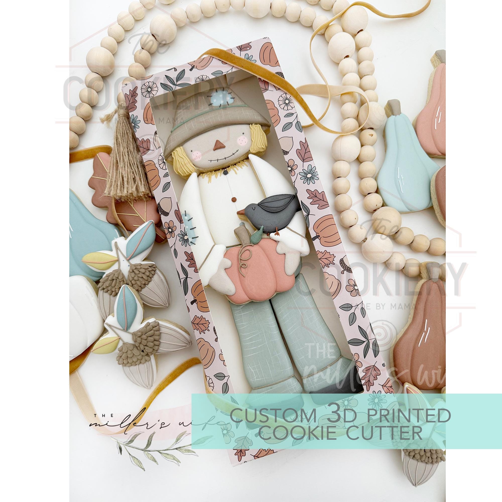 Juego de espantapájaros - Cortador de galletas de plato Cortador de  galletas impreso en 3D - TCK24119 - Juego de 4 cortadores - Etsy México, image size:2000x2000