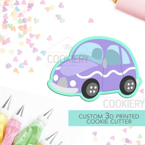 Car Cookie Cutter, VW Bug Cutter, Automobile Cookie Cutter- 3D Printed Cookie Cutter - TCK58100
