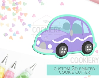 Car Cookie Cutter, VW Bug Cutter, Automobile Cookie Cutter- 3D Printed Cookie Cutter - TCK58100