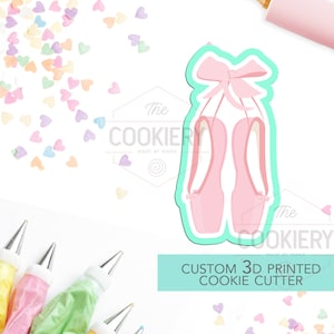Ballet Shoes Cookie Cutter - Ballet Pointe Shoes Cutter - Ballerina Cookies - Emporte-pièce imprimé 3D - TCK64100