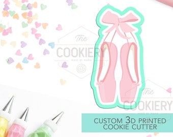 Ballettschuhe Ausstecher - Ballett Spitzenschuhe Ausstecher - Ballerina Cookies - 3D Gedruckter Ausstecher - TCK64100