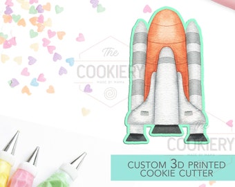 Cortador de galletas con forma de nave espacial - Cortador de galletas con forma de astronauta - Cortador de galletas impreso en 3D - TCK68107