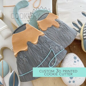 Double Volcano Cookie Cutter - Volcano Cookie Cutter -  3D Printed Cookie Cutter - TCK34191