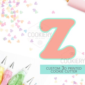 Alphabet Letter Cookie Cutter - Block Letter Cookie Cutter - Letter Y Cookie Cutter - 3D Printer Cutter - TCK46181