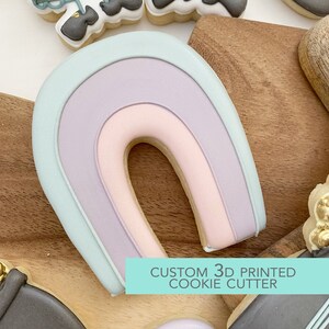 Chubby Rainbow Cookie Cutter - St Patrick&#39;s Day - 3D Printed Cookie Cutter - TCK38112