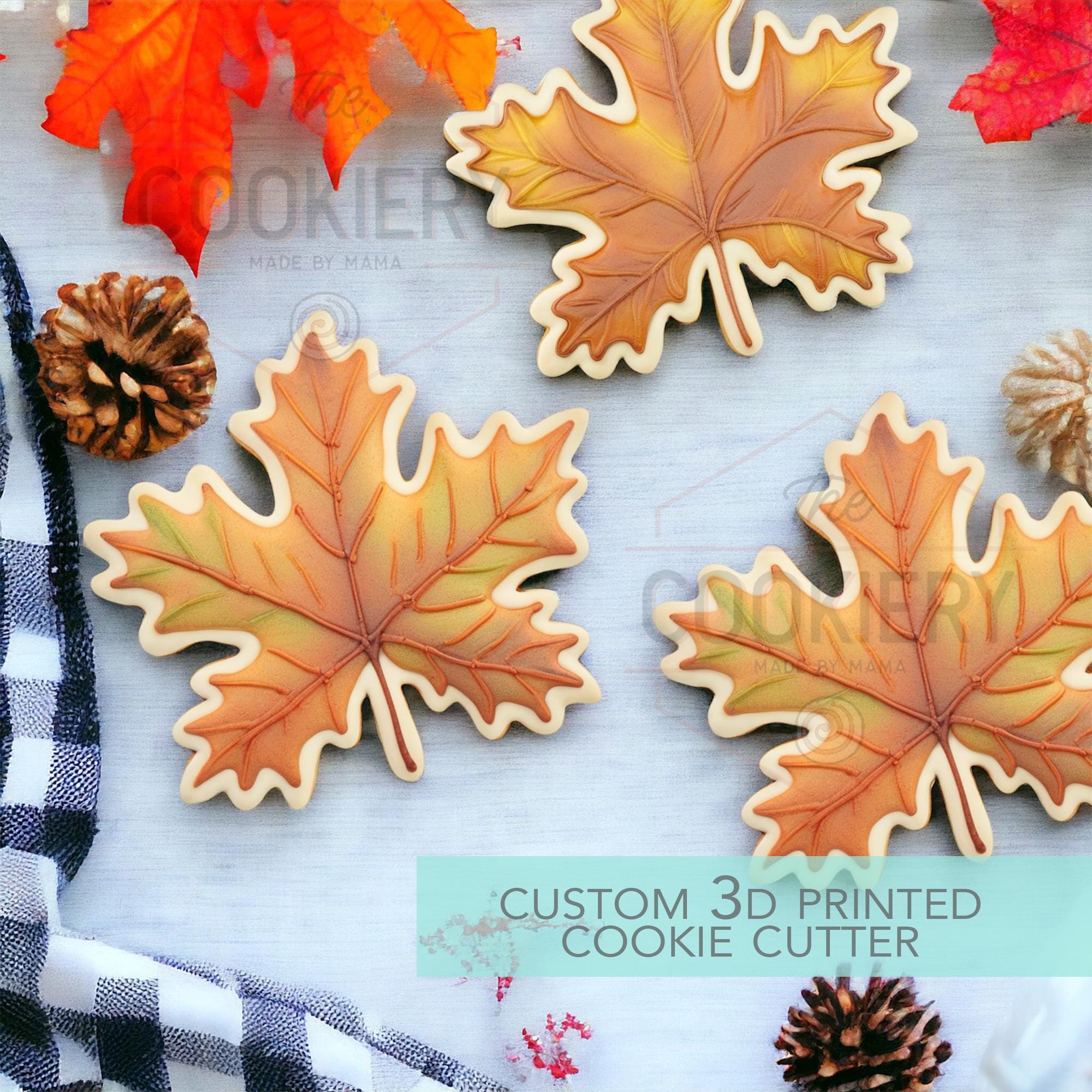 Autumn Leaf Cookie Cutter - Autumn Cutter - Thankgiving Cookie 
