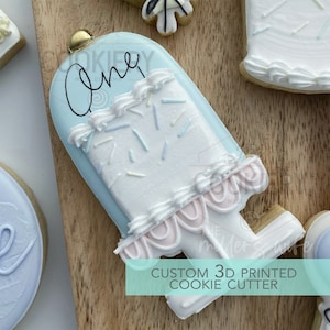 Birthday Cake on a Stand Cookie Cutter -  Birthday Party Cookie Cutter -   3D Printed Cookie Cutter - TCK89152
