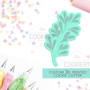 Leaf Branch Cookie Cutter - Autumn Branch Cutter - Thankgiving Cookie Cutter - 3D Geprinte Cookie Cutter - TCK48155