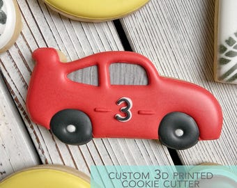 Race Car Cookie Cutter,  Automobile Cookie Cutter- 3D Printed Cookie Cutter - TCK45479