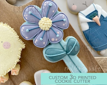 Lentebloem koekjesvorm - paaskoekjesvorm - 3D-geprinte koekjesvorm - TCK13153
