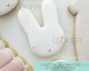 Baby Bunny Head Cookie Cutter - Baby Shower Cookie Cutter - 3D Printed Cookie Cutter - TCK32167