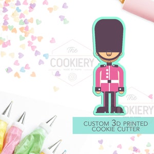 Queen&#39;s Guard Cookie Cutter - Beefeater Cookie Cutter - London Cookie Cutters - 3D Printed Cookie Cutter - TCK74104