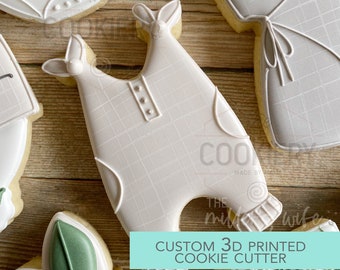 Sleeveless Onesie Cookie Cutter - Baby Shower Cutter  - 3D Printed Cookie Cutter - TCK88145