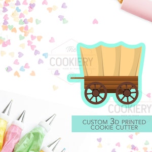Stagecoach Cookie Cutter - Western Theme Cutter -  3D Printed Cookie Cutter - TCK81105