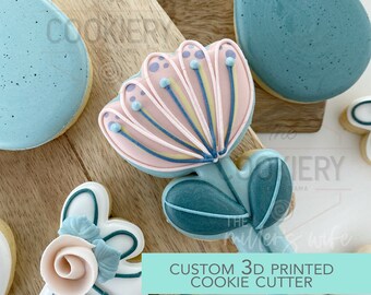 Lentebloem koekjesvorm - paaskoekjesvorm - 3D-geprinte koekjesvorm - TCK13152