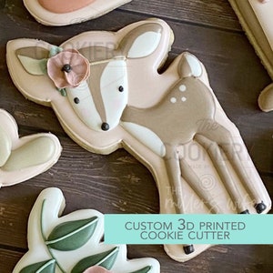 Woodland Deer Cookie Cutter - Forest Animals Cookie Cutter - Cookie Cutter - 3D Geprinte Cookie Cutter - TCK88182