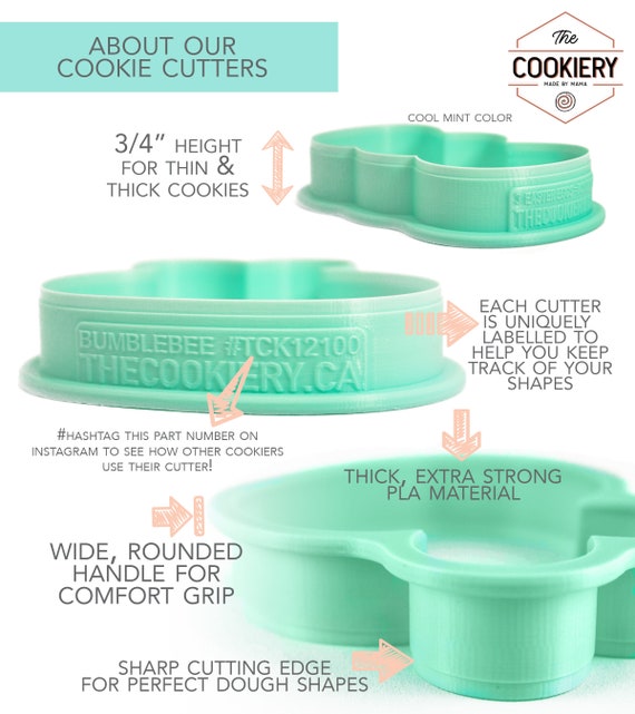 Mini Dinosaur Cookie Cutter Set - Mini Cookie Cutters - 3D Printed Cookie  Cutter - TCK21108 - Set of 4