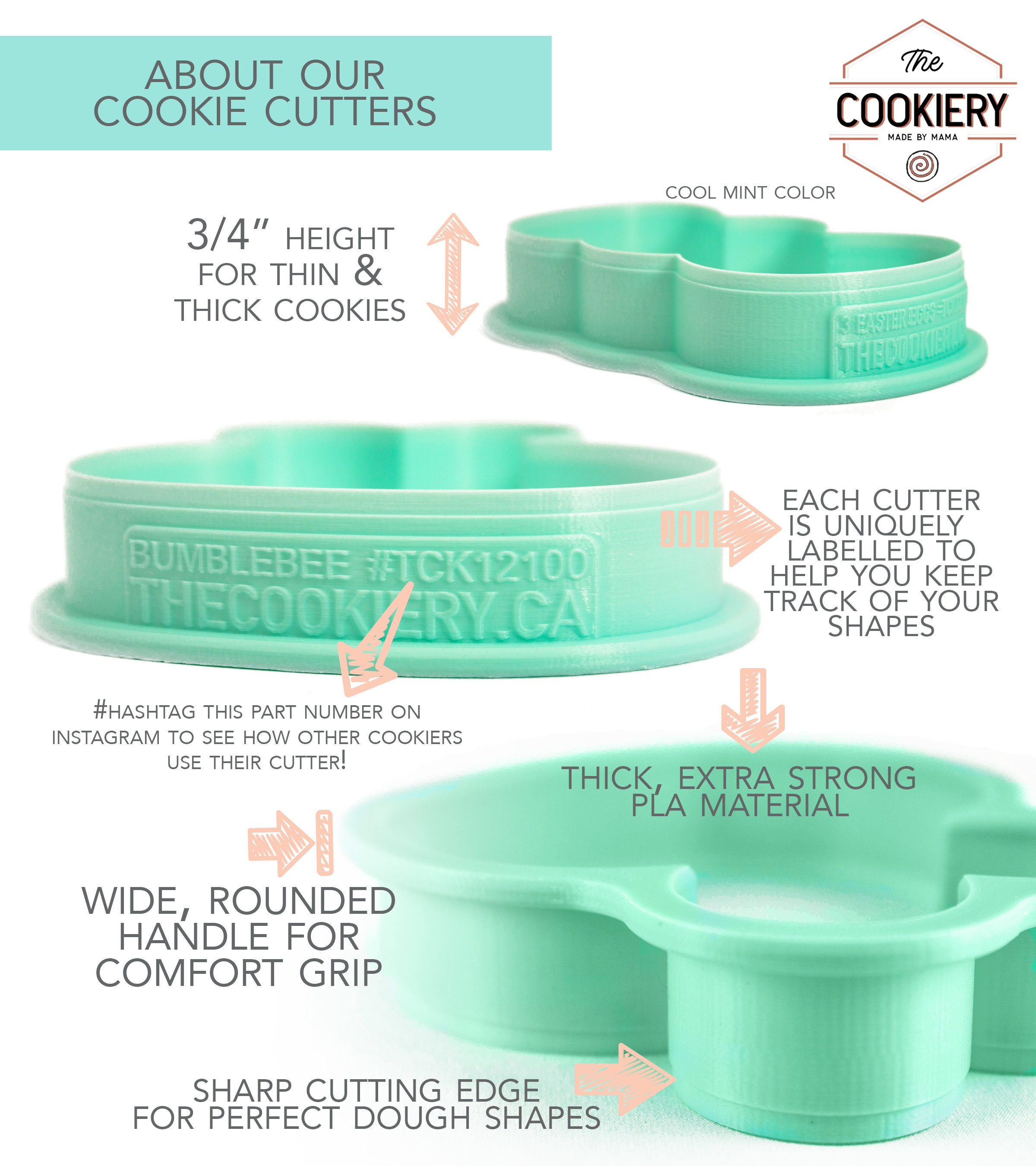 Fruit Salad Mini Cookie Cutter Set – 3D Cookie Cutter Shop