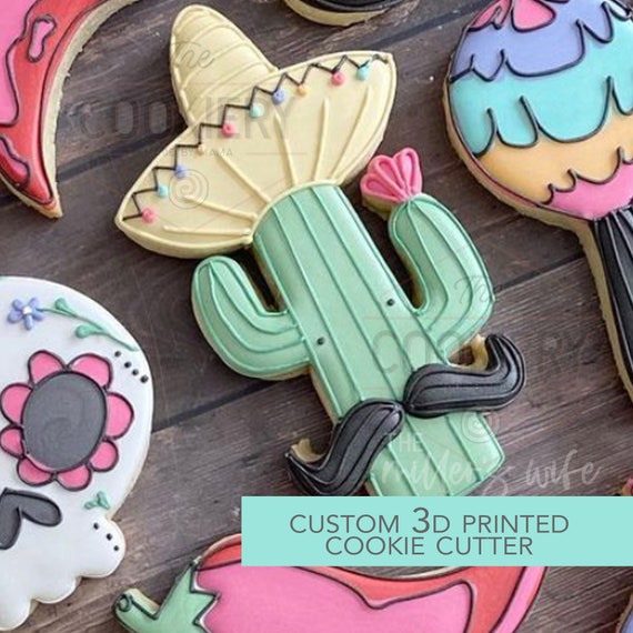 Kaktus mit Schnurrbart Ausstecher - Cinco de Mayo Ausstecher - 3D Gedruckt  Ausstecher - TCK85169 - Etsy sterreich