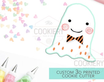 Funky Ghost Cookie Cutter - Halloween Cookie Cutter - 3D Gedruckter Cookie Cutter - Tck63110