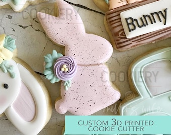 Easter Chocolate Bunny Cookie Cutter, Easter Bunny Cutter, 3D Printed Cookie Cutter - TCK121111