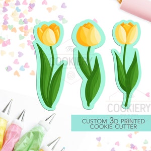 Long Stem Flowers Cookie Cutter – Krazy Kreationz Sweets