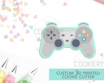 Cortador de galletas con forma de mando de videojuegos - Cortador de galletas para el Día del Padre - Cortador de galletas con forma de mando - Cortador de galletas impreso en 3D - 81112