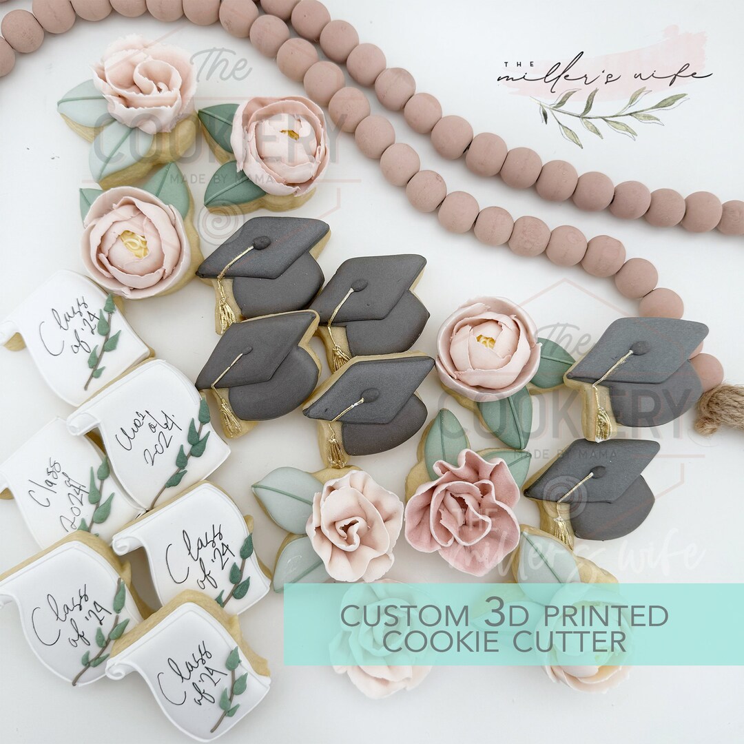 Mini Graduation Cookie Cutter Set Cookie Cutter - Graduation Cutter ...