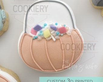Pompoentraktatieemmer - Halloween-koekjes uitsteker - 3D-geprinte koekjesvorm - TCK62191
