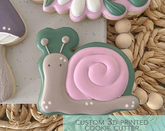 Schnecken Cookie Cutter - Gartenschnecke Cookie Cutter - 3D Gedruckter Cookie Cutter - TCK34125